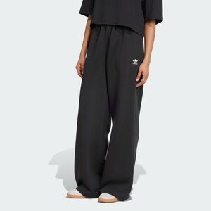 Adidas Originals Essentials Wide Leg Fleece Pants Black 2XS